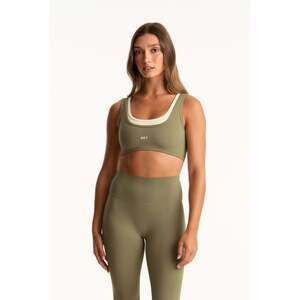 SET Active AIRLUXE BREATHE PARKE LAYER SCOOP BRA - BEACHGRASS Size L